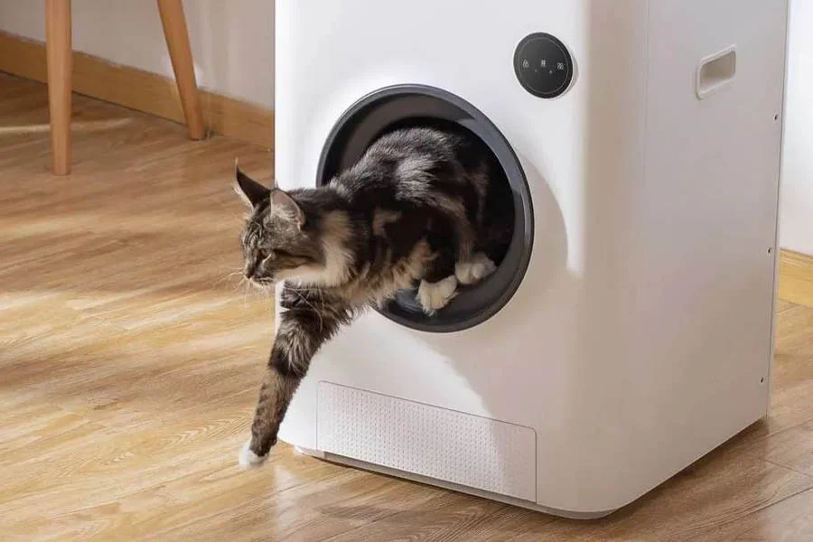 rolling litter box